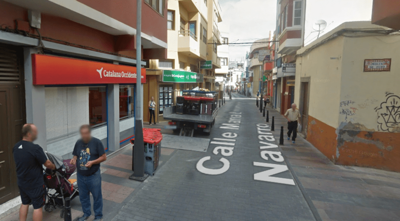 La sede de Vox quedará emplazada en el número 18 de la calle María Encarnación Navarro (Foto Google Maps)